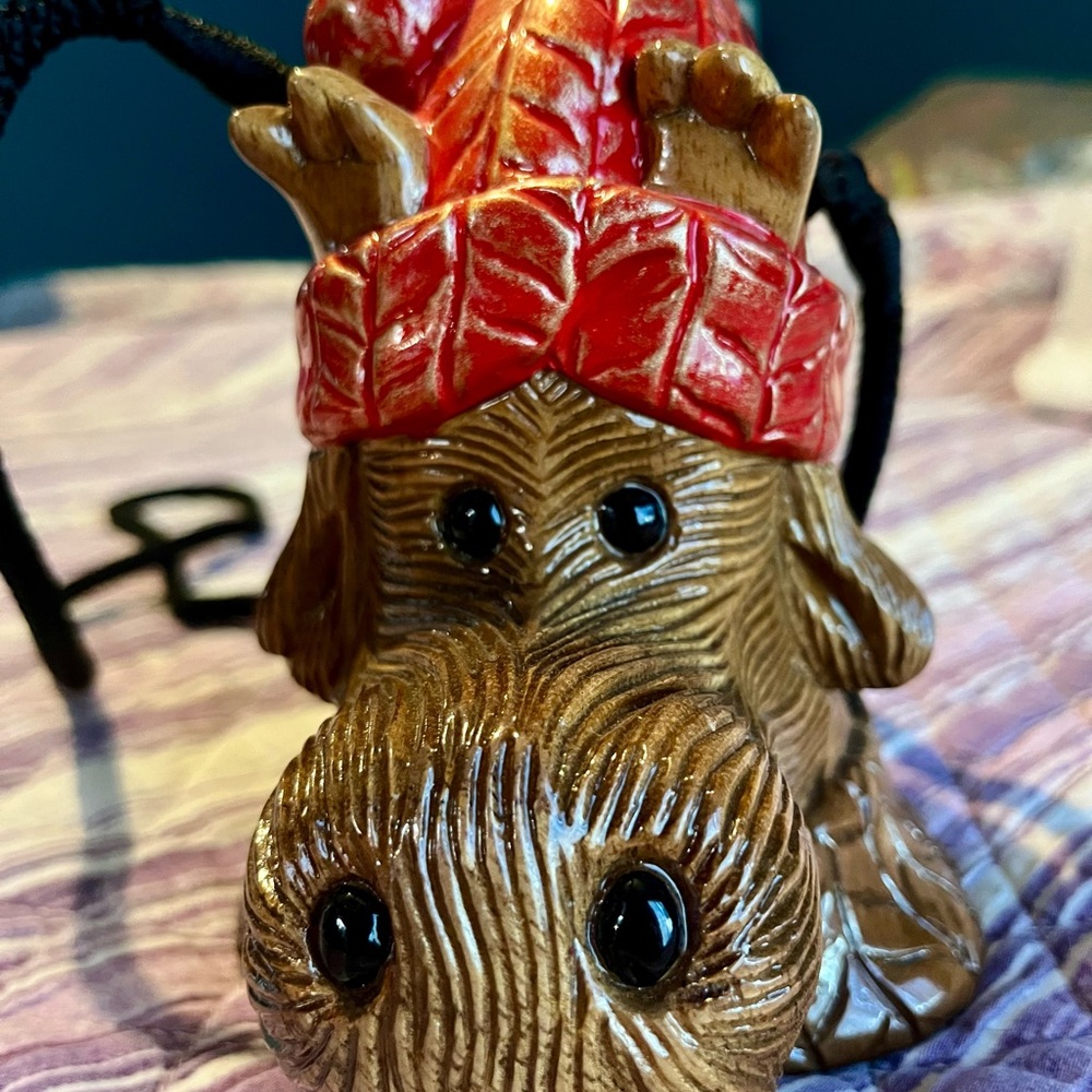 Timmy Woods Crossbody Art to Wear Moose Reindeer
